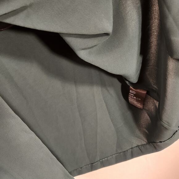 H&M Green High Neck Unlined Pin Tuck Gremlincore Goblincore Twee Womens 2 NEW - Picture 10 of 12